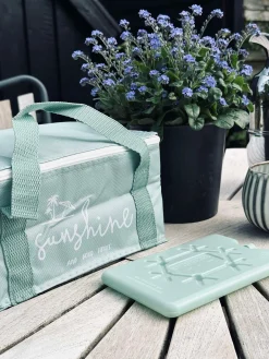 Køletaske m. Køleelement - Dusty Green