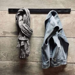 Knagrække med knager sort jern