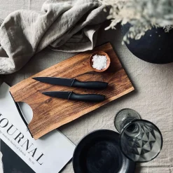 Knivsæt 5 stk - Mat sort