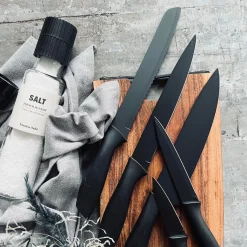 Knivsæt 5 stk - Mat sort