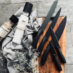 Knivsæt 5 stk - Mat sort