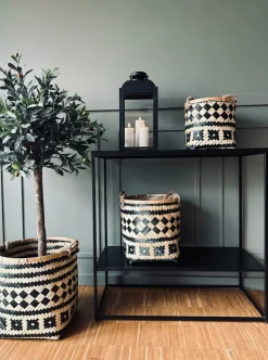 Konsolbord - træ og metal