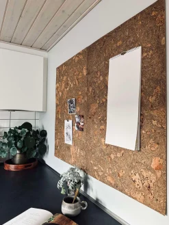 Korkplade 60×90 – Iceberg grey