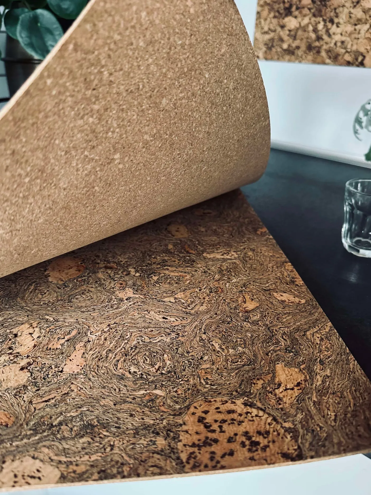 Korkplade 60×90 – Iceberg grey