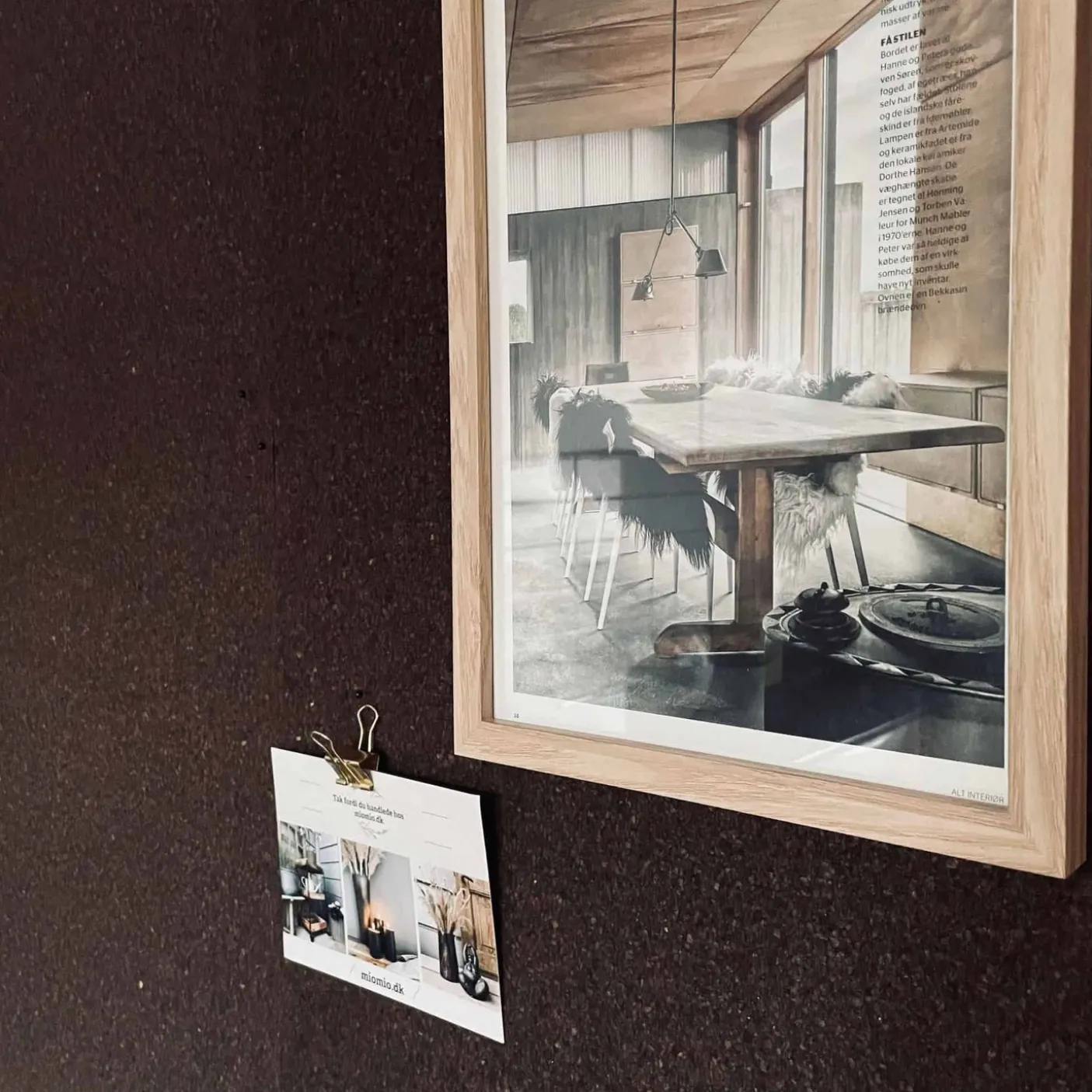 Korkplade 60×90 – Nature Dark