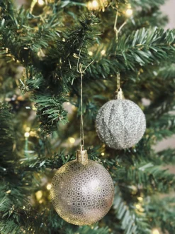 Krog til opsætning af julepynt - Guld