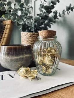 Krydderiglas m. kork 280 ml – pakke med 6 stk