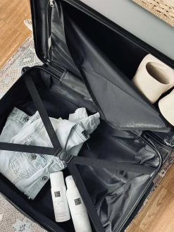 Kuffert sæt LUX Silver - Sæt af 3 stk.