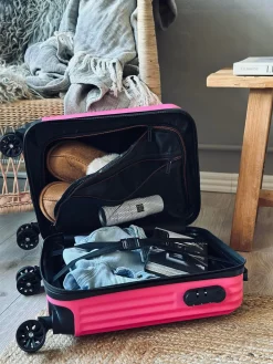 Kuffert Trolley - Magenta pink
