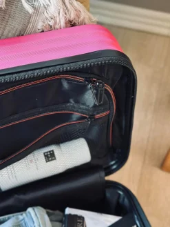 Kuffert Trolley - Magenta pink