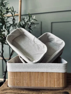 Kurve 3 stk - Bambus