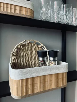 Kurve 3 stk - Bambus