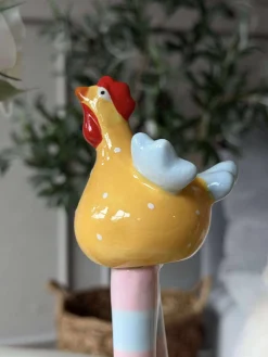 Kylling med lange ben - Gul