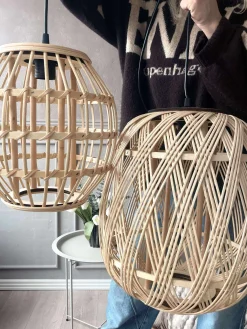 Lampe - rattan - Dia 35 cm