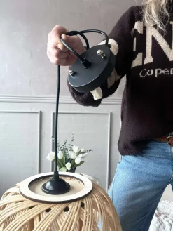 Lampe - rattan - Dia 35 cm