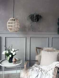 Lampe Bambus - Dia 28 cm