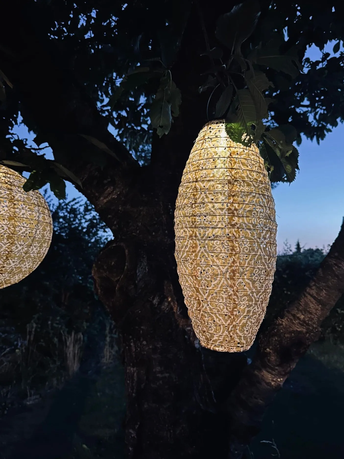 Lampe med solceller - SUMMER GOLD