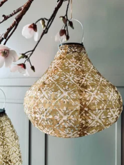 Lampe med solceller Pear - SUMMER GOLD