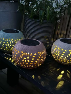 Lanterne FIONA Solar - Beige