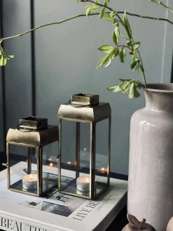 Lanterne Guld - Flere størrelser