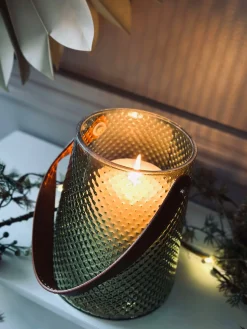 Lanterne i glas - Grøn