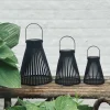 Lanterne med solceller - GARDEN BLACK 14cm