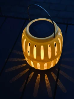 Lanterne med solceller – Yellow summer