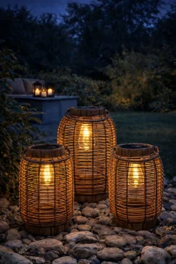 Lanterne med solceller Molly – Stor