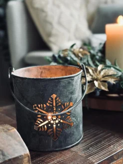 Lanterne med stjerne - Zink