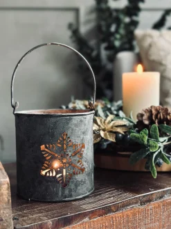 Lanterne med stjerne - Zink