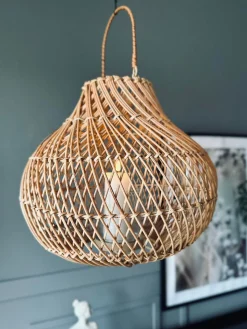 Lanterne Nature - H 30cm Håndlavet