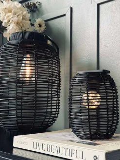 Lanterne på spyd Black - Solar