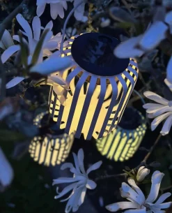 Lanterne VILA m. Solceller – Beige metal