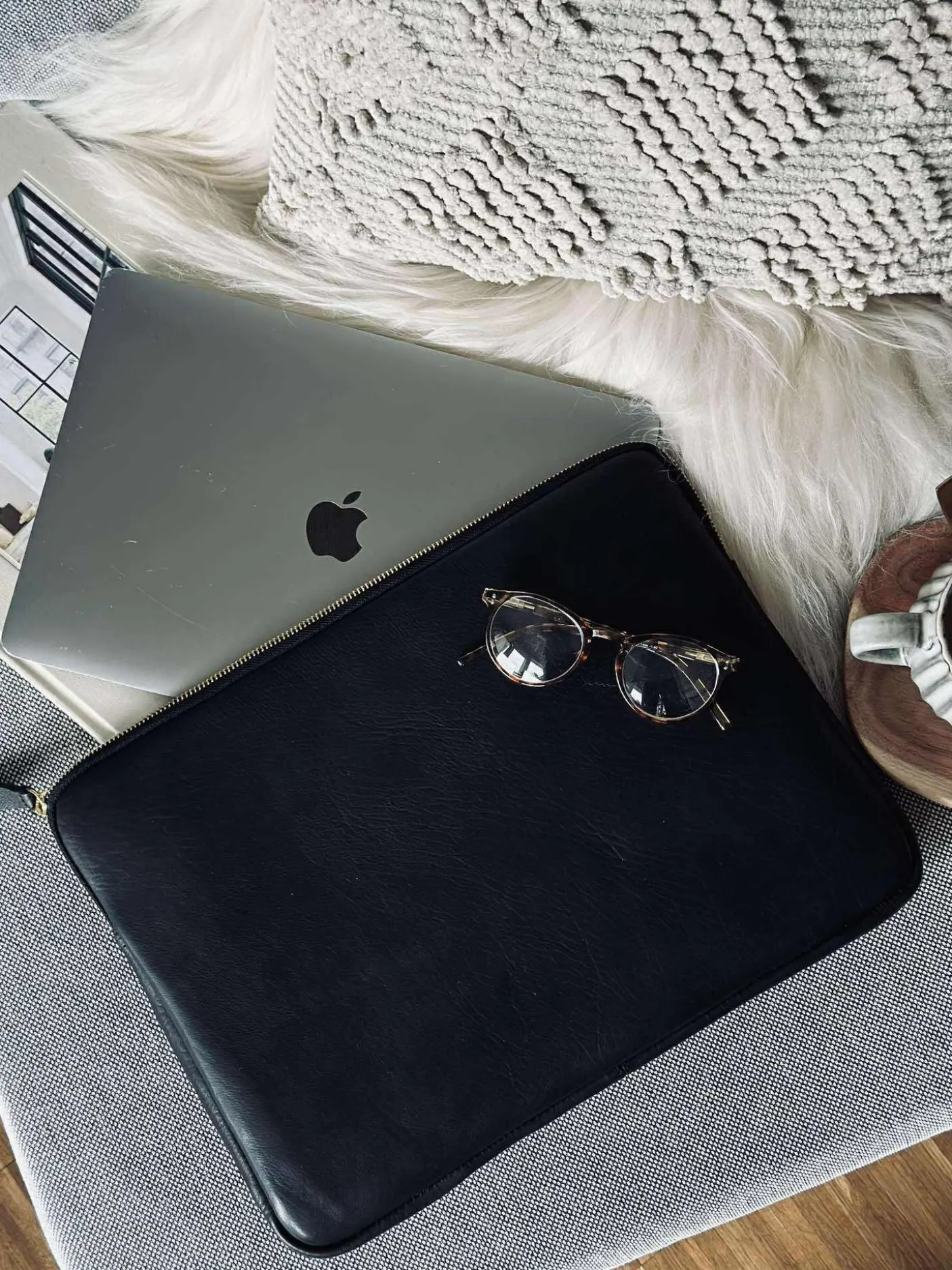 Laptop sleeve - Black / Gold