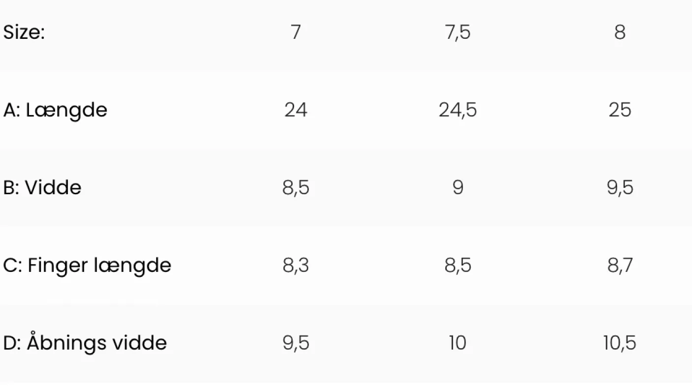 Læderhandsker dekoreret med mikronitter