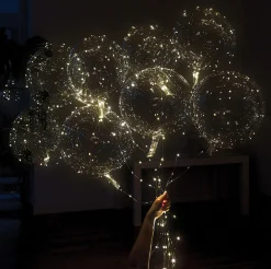 LED Balloner - 10 pak (varm hvid lys)