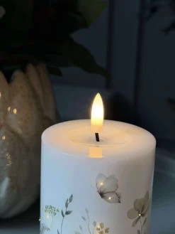 LED Bloklys Flower TWINKLE - 12,5cm