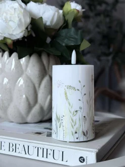 LED Bloklys Flower TWINKLE - 12,5cm