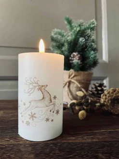 LED Bloklys med Rådyr