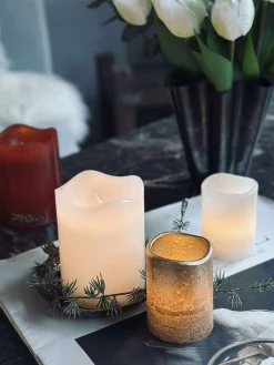 LED Bloklys med timer