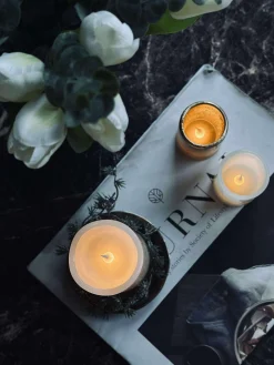 LED Bloklys med timer