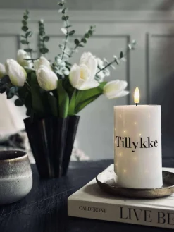 LED Bloklys TWINKLE - Tillykke