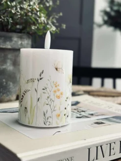 LED Bloklys Twinkle wild flora