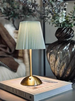 LED bordlampe Large Plisse´ - genopladelig