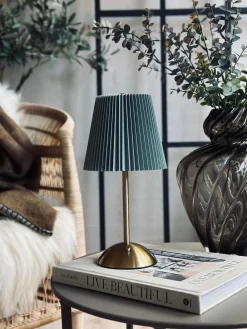 LED bordlampe Large Plisse´ - genopladelig