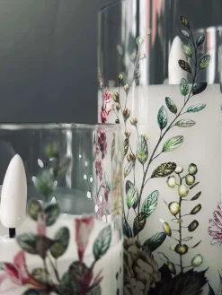 LED FLORA Cylinder – Sæt med 3 stk og fjernbetjening