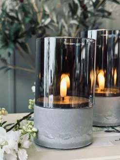 LED GREY Cylinder Sæt med 3 stk - Godkendt til Inde