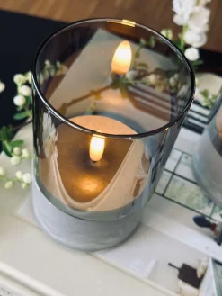 LED GREY Cylinder Sæt med 3 stk - Godkendt til Inde