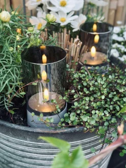 LED GREY Cylinder Sæt med 3 stk - Godkendt til Inde