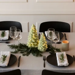 LED juletræer med lyskæde - 2 pak